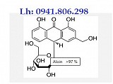 Hóa chất: 1,8-Dihydroxy-10-(β-D-glucopyranosyl)-3-(hydroxymethyl)-9(10H)-anthracenone | 10-β-D-Glucopyranosyl-1,8-dihydroxy-3-(hydroxymethyl)-9(10H)-anthracenone | Aloin A | Barbaloin