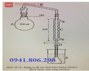 Bộ xác định ethanol theo dược điển