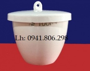 CHÉN SỨ CÓ NẮP THÍ NGHIỆM 100ml