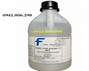 Dung môi Acetic acid glacial, 99+%, extra pure, SLR