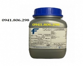 Dung môi C6H10O8 Citric acid monohydrate, 99.8+%, for analysis