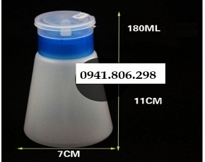 Lọ đựng cồn nhựa chống tĩnh điện 180ml